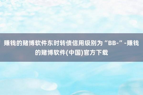 赚钱的赌博软件东时转债信用级别为“BB-”-赚钱的赌博软件(中国)官方下载