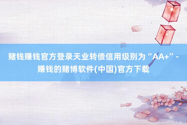 赌钱赚钱官方登录天业转债信用级别为“AA+”-赚钱的赌博软件(中国)官方下载
