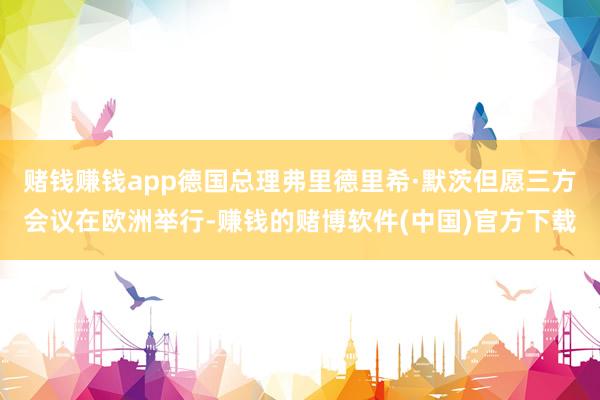 赌钱赚钱app德国总理弗里德里希·默茨但愿三方会议在欧洲举行-赚钱的赌博软件(中国)官方下载